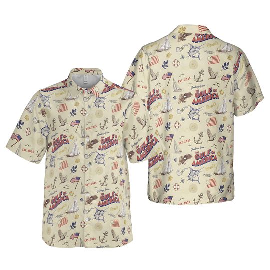 Discover Blaze Media Merch Store The Gulf Of America Hawaiian Shirt For Men and Women