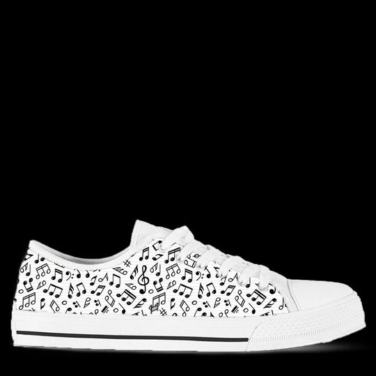 Discover Music Nout Pattern Women's Low Top Sneaker
