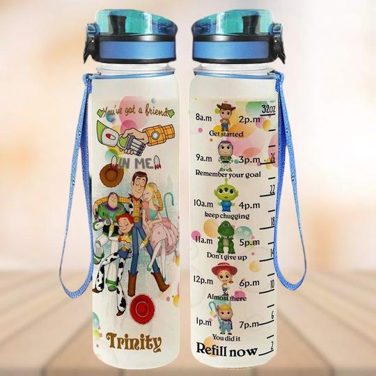 Discover Custom toy stories Water Tracker Bottle