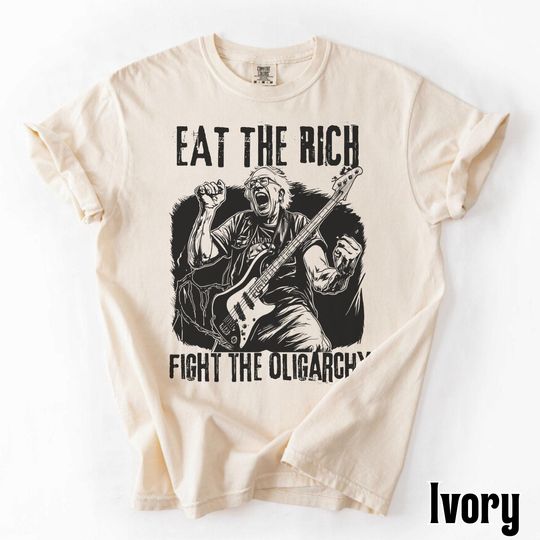 Discover Bernie Sanders, Fight Oligarchy Tour Shirt, Resist Shirt, Protest Shirt, Eat The Rich, Fuck Trump, Anti Trump, Bernie Sanders Shirt, FDT