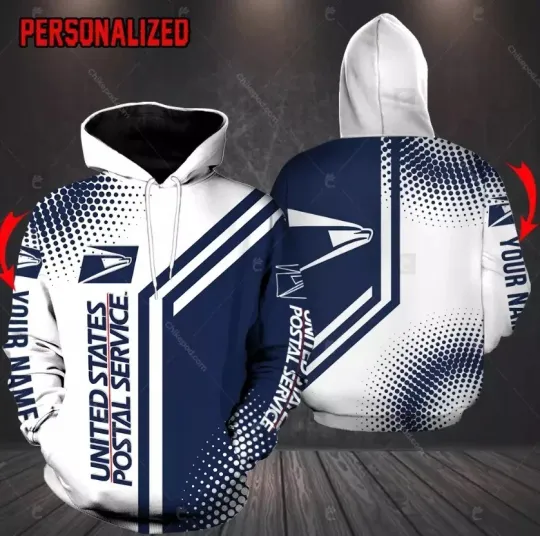 Discover Personalized Name Postal Worker 3D All Over Printed Hoodie