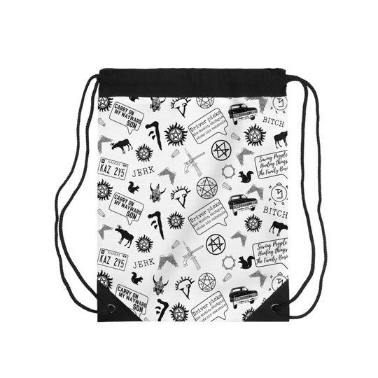 Discover Supernatural Drawstring Bag, Carryall, Tote, Backpack, Gym Sack, TV Show