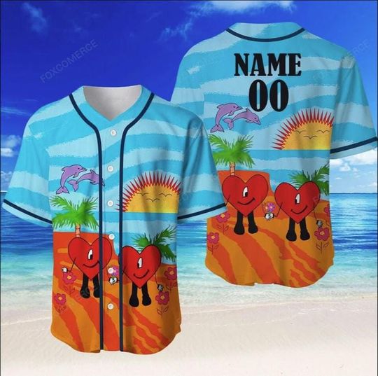 Discover Bad Bunny Baseball Jersey, Rapper Shirt, Un Verano Sin Ti Tour Jersey