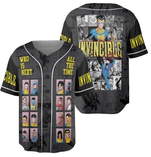 Discover Invincible Mark Jersey, Superhero Costume, Comic Book Fan Gift Mineral Jersey