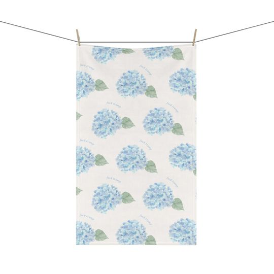 Discover Subtle Political Fck Trump Hydrangea Hand Towel, Funny Kitchen Decor
