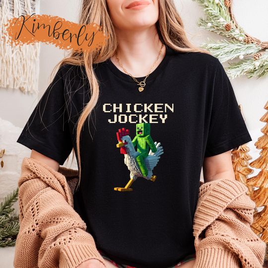 Discover Trendy Meme Chicken Jockey Shirt, Funny Gamer Meme Shirt