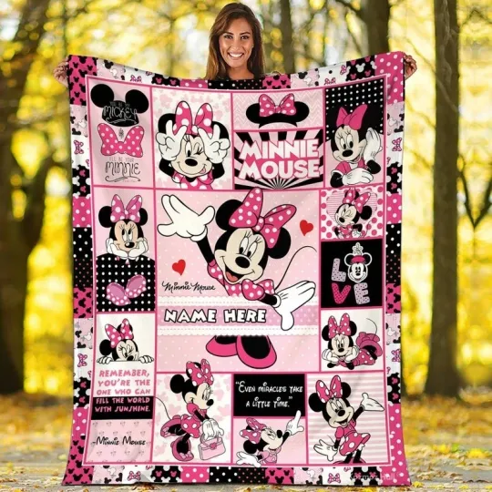 Discover Minniee Mouse Blanket Minniee Mouse Fleece Blanket Miceky Minniee Mouse Magic