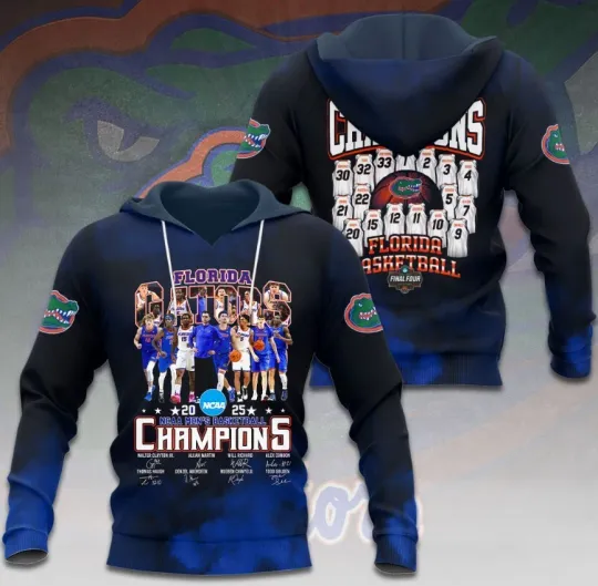 Discover Florida 2025 Mens Basketball 3D Hoodie Team Merch Great New