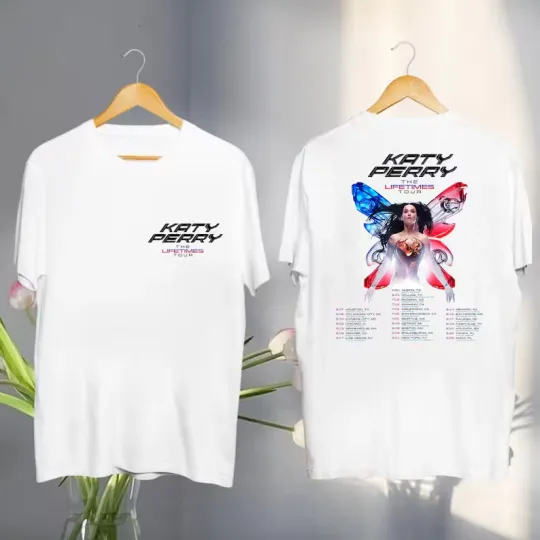 Discover Katy Perry The Lifetime Tour 2025 Shirt, Katy Perry 2025 Concert