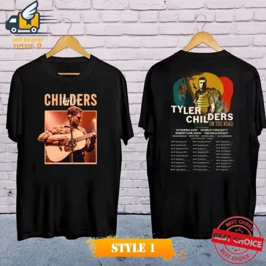 Discover NEW! Tyler Childers On The Road 2025 Tour Shirt, Tyler Childers Concert 2025