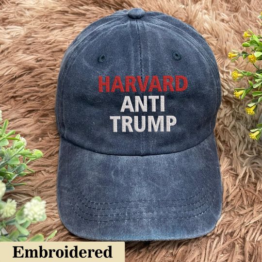 Discover Harvard Anti Trump Hat, Support Harvard Resistance Hat