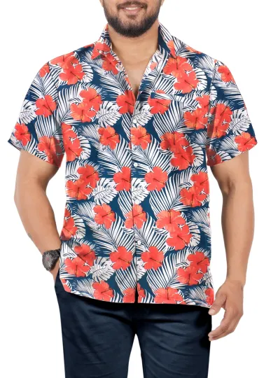 Discover LA LEELA Men's Hawaiian Short Sleeve Button Down Shirts
