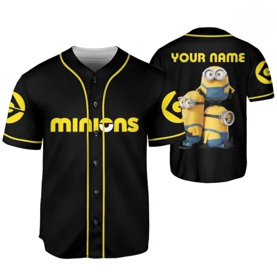 Discover Minion Shirt All Over Printed Personalized Minions Group Baseball Jersey Shirts