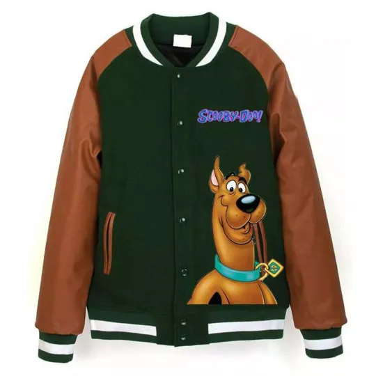 Discover Scooby Doo Baseball Varsity Jacket