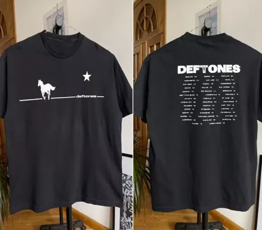 Discover Deftone White Pony Tour Reprint T-Shirt