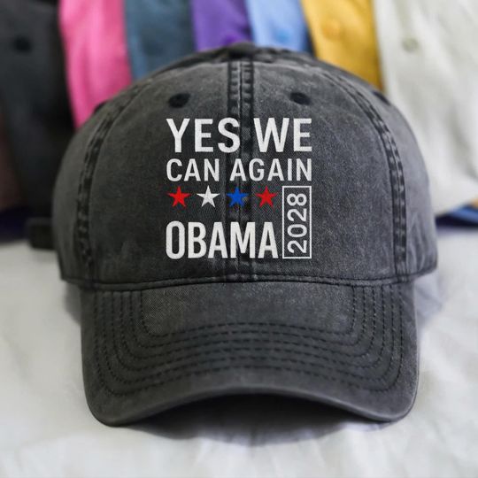 Discover Obama 2028 HAT, Presidential Race  Hat,  Third Term