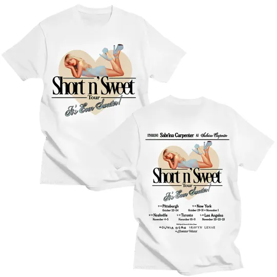 Discover Sabrina Carpenter Short N Sweet Tour 2025 T-shirt
