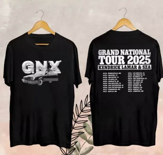 Discover Kendrick Lamar Tour 2025 Fan Shirt, Kendrick Lamar GNX T-Shirt