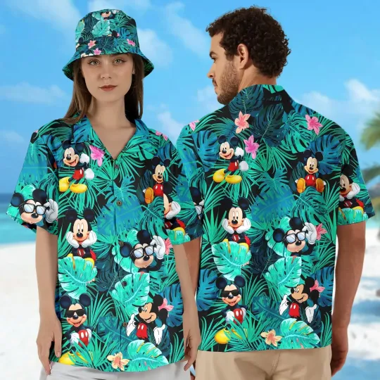 Discover Cute Mickeyy mouse Wear Sunglass  HAWAII SHIRT