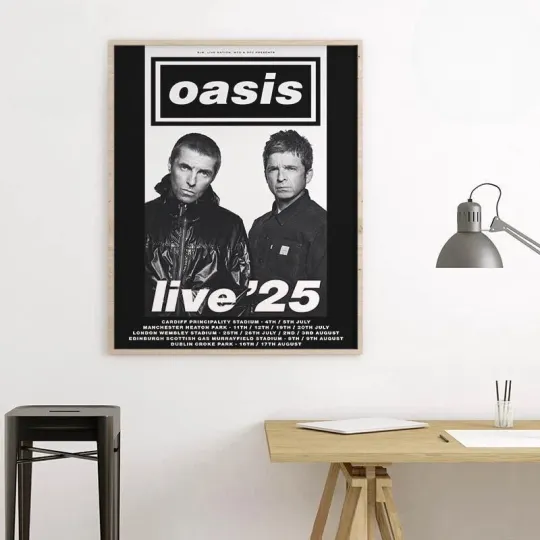 Discover Oas is UK And Ireland Tour In Summer 2025 Tour Date Fan Gifts Poster Canvas
