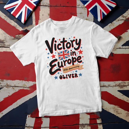 Discover Custom Victory in Europe T-Shirt, Personalized VE Day Shirt