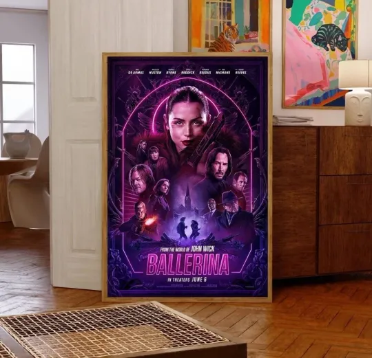 Discover From the John Wick Universe ,  Ballerina 2025 Movie Poster