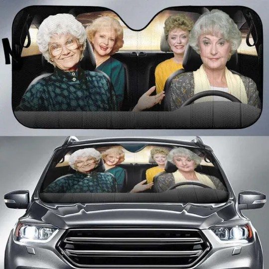 Discover The Stay Golden Car Car Sun Shade Funny Windshield
