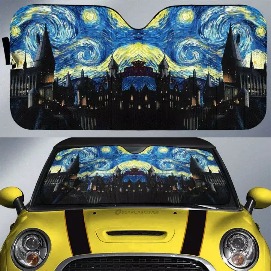 Discover Starry Night Car Sunshade Car Accessories