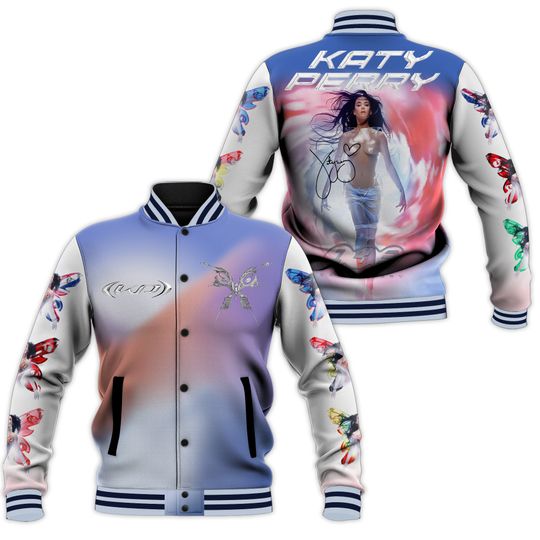 Discover Katy Perry LIFETIMES Special Baseball Jacket