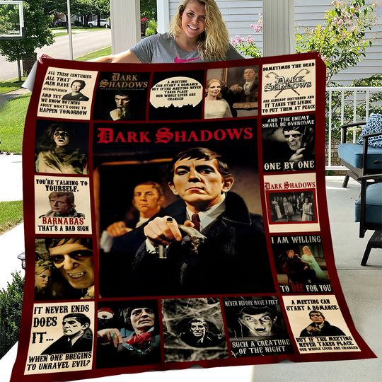 Discover Dark Shadows TV Series Blanket Dark Shadows Fleece Sherpa Blanket