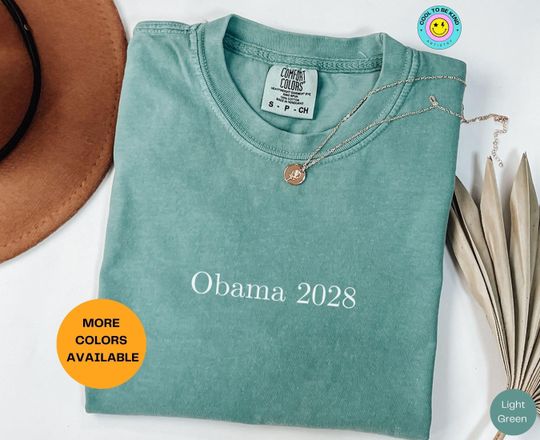 Discover Comfort Colors Obama 2028 Anti Trump Shirt Political Shirt