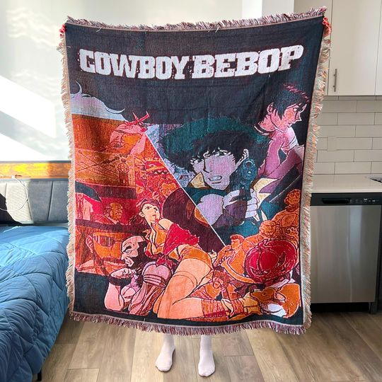 Discover Anime Blanket Woven Tapestry