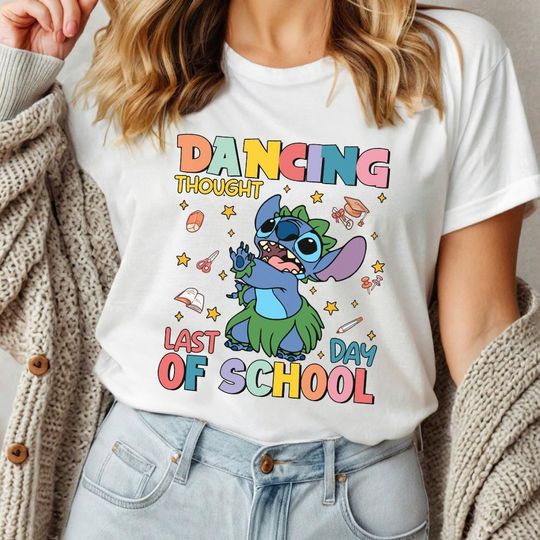 Discover Dancing Through Last Day Of School Tee, Disneyyy End Of School Year Shirt