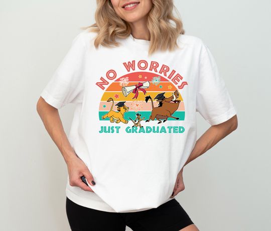 Discover Disneyyy No Worries Just Graduated Shirt, Disneyyy Graduation Shirt, Disneyyy Trip Shirt