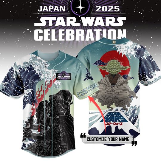 Discover Starr Warss Celebration Japan 2025 Shirt, Revenge of the Sith 20 Baseball Jersey