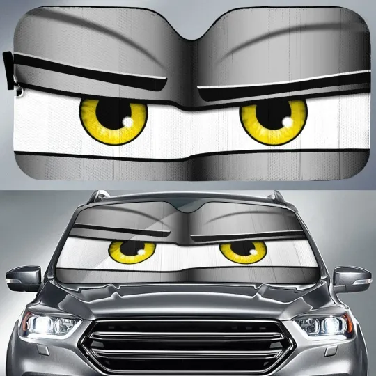 Discover Suspicious Car Eyes Sun Shade