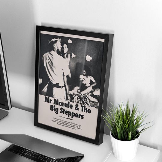 Discover Kendrick Lamar Mr Morale & The Big Steppers Album High Quality, Kendrick Lamar Poster, Music Poster, Album Cover Poster