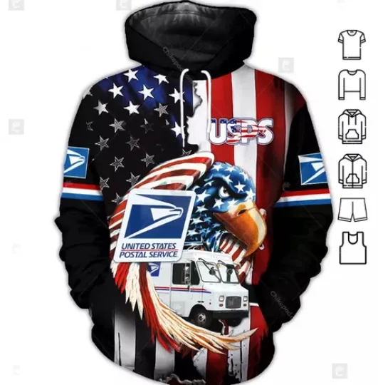 Discover Love Postal Service 3D All Over Printed Hoodie