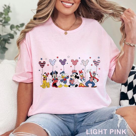 Discover Disneyyy Friends 4Th Of July Shirt, Mickeyy And Minniee Shirt, Disneyyy 4Th Of July