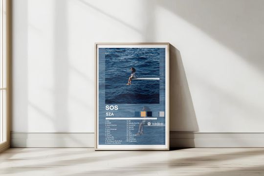 Discover SZA SOS Digital Poster