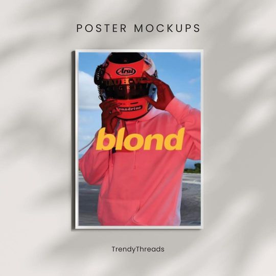 Discover Blond Frank Ocean Album Cover Poster