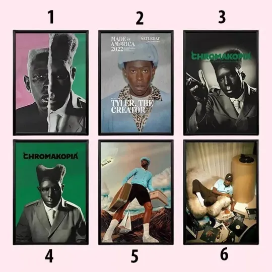 Discover Tyler The Creator Chromakopia Classic Music Album Poster