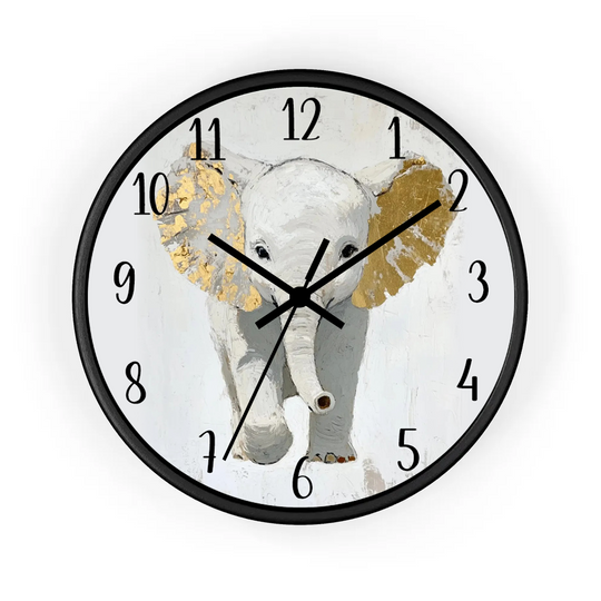 Discover Elephant Wall Clock: Unique Nursery Decor, Safari Animal Time Piece