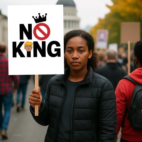 Discover Rejecting Kings Since 1776 Protest Sign PRINTABLE, Anti-Trump No King Poster Sign