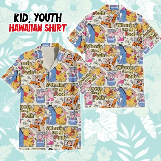 Discover winniee the poohh Hawaiian Summer Shirt,  Pooh anh friends Gift