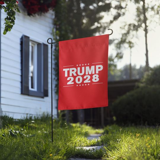 Discover Trump 2028 Garden flag