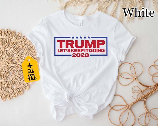 Discover Trump 2028 Shirt, President Trump 47 T-shirt, JD Vance 2028 Tee