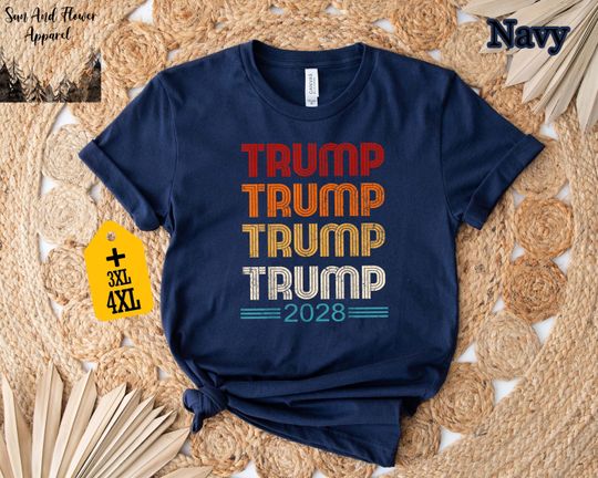 Discover Trump 2028 Shirt, JD Vance 2028 Tee, MAGA Supporter Gift