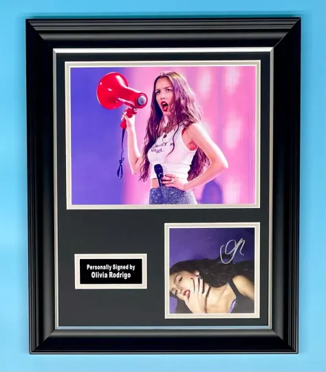 Discover Olivia Rodrigo Signed Photo  COA Music Autograph Guts Poster