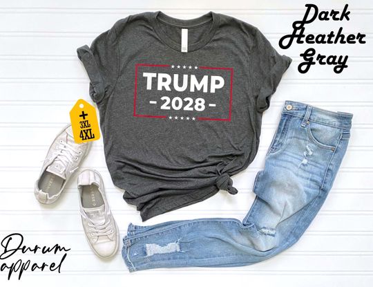 Discover Trump 2028 Shirt, Trump 47 Tee, JD Vance 2028 Shirt, MAGA Supporter Gift